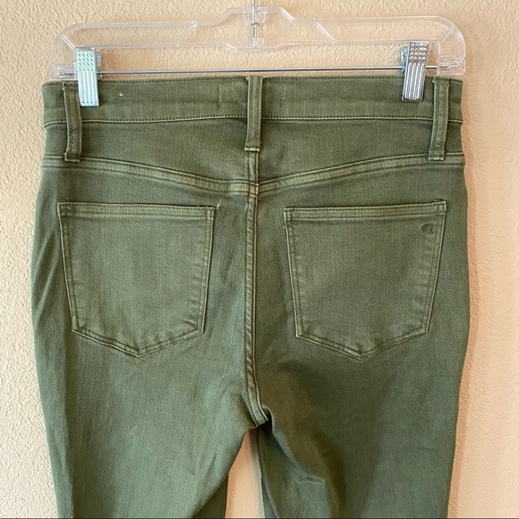 Madewell 9” Rise Skinny Crop Jeans Garment-Dyed Button-Front Edition - Picture 5 of 9